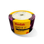 50 Pack Kodak DVD-R Branded Non Printable 16X