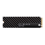 WD Black SN750 500GB M.2 PCIe NVMe Performance 3D SSD/Solid State Drive with Black Heatsink