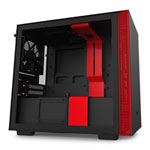 NZXT Black/Red H210 Mini ITX Windowed PC Gaming Case