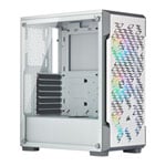 Corsair White iCUE 220T Addressable RGB Airflow Midi PC Gaming Case