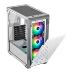 Corsair White iCUE 220T Addressable RGB Airflow Midi PC Gaming Case
