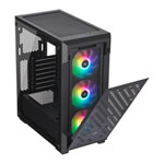 Corsair Black iCUE 220T Addressable RGB Airflow Midi PC Gaming Case 2021 Update