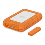 LaCie Rugged Raid Pro 4TB External Portable Hard Drive/HDD - Orange/White
