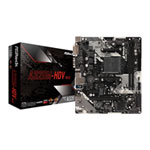 ASRock AMD Ryzen A320M HDV R4.0 Micro ATX Motherboard Sapphire Black