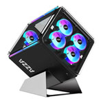Azza CUBE 802 ATX / ITX Full Tower PC Gaming Case Black