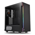 Thermaltake H200 RGB Tempered Glass Mid Tower PC Case Black