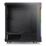 Thermaltake H200 RGB Tempered Glass Mid Tower PC Case Black