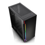 Thermaltake H200 RGB Tempered Glass Mid Tower PC Case Black