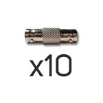 Xclio Pack of 10 BNC Female to Female