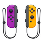 Nintendo Joy-Con Neon Purple / Neon Orange Pair