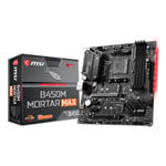 MSI AMD Ryzen B450M MORTAR MAX AM4 MicroATX Motherboard