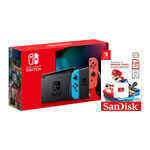 Nintendo Switch Neon Official UK Gaming Console and 128GB