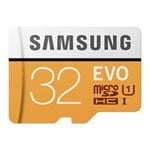 Samsung EVO Plus 32GB 4K Ready MicroSDHC Memory Card UHS-I U1 with SD Adaptor