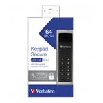 Verbatim 64GB KEYPAD SECURE USB3.0 DRIVE WITH 256-BIT AES Hardware Encription