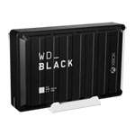 WD_Black D10 Game Drive 12TB External Portable Hard Drive/HDD - Black/White