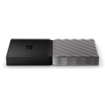 WD My Passport 512GB External Portable Solid State Drive/SSD - Black/White