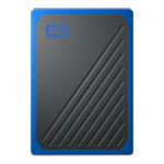 WD My Passport Go 500GB External Portable Solid State Drive/SSD - Cobalt Trim