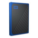 WD My Passport Go 500GB External Portable Solid State Drive/SSD - Cobalt Trim