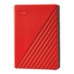 WD My Passport 4TB External Portable Hard Drive/HDD - Red