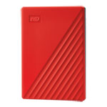 WD My Passport 2TB External Portable Hard Drive/HDD - Red