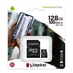 Kingston Canvas Select Plus 128GB UHS-I Micro SD Memory Card