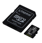 Kingston Canvas Select Plus 256GB UHS-I Micro SD Memory Card + SD Adapter