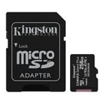 Kingston Canvas Select Plus 256GB UHS-I Micro SD Memory Card + SD Adapter