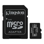 Kingston Canvas Select Plus 32GB UHS-I Micro SD Memory Card + SD Adapter