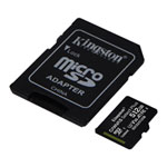 Kingston Canvas Select Plus 512GB UHS-I Micro SD Memory Card + SD Adapter
