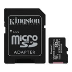 Kingston Canvas Select Plus 512GB UHS-I Micro SD Memory Card + SD Adapter