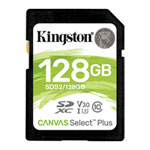 Kingston Canvas Select Plus 128GB UHS-I SDXC Memory Card