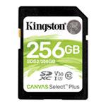 Kingston Canvas Select Plus 256GB UHS-I SDXC Memory Card