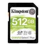 Kingston Canvas Select Plus 512GB UHS-I SDXC Memory Card