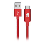 Griffin USB-C to USB-A Premium Durable Cable 2M / 6ft Red