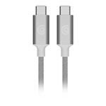 Griffin USB C to USB C Premium Braided Durable Charge/Sync Cable 2M Silver 65W