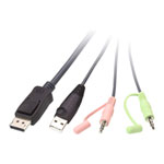 ATEN 2-Port USB DisplayPort Cable KVM Switch