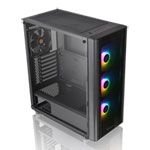 Thermaltake V250 TG ARGB Tempered Glass Mid Tower Gaming Case with 3x ARGB Fans