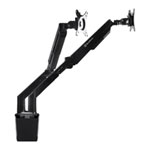 Silverstone ARM21B Gas Spring Full Range Dual Monitor Arm Height/Tilt/Swivel/Pivot