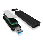 ICY BOX Retractable M.2 SATA SSD USB3.1 Enclosure