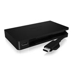 ICY BOX USB Type-C Docking Station with Integrated Cable