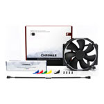 Noctua NF-A15 HS-PWM 140mm CHROMAX Round Frame Fan with Swappable Anti-Vibration Pads