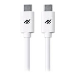 iFrogz UniqueSync USB C to C Charge & Sync Cable Fast 3.0A 50W USB2.0 White 1M