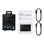 SAMSUNG T7 Touch Black 500GB Portable SSD with Fingerprint ID