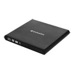 Verbatim Mobile x8 DVD Re-Writer/Burner USB Black