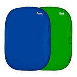 Manfrotto Collapsible 1.8 x 2.1m Green/Blue Background