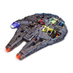 Lego Star Wars Millennium Falcon + Lighting Kit