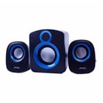 Xclio Compact 2.1ch with Subwoofer Desktop Speakers USB Bus Powered with Built in Soundcard