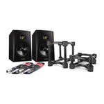 ADAM 'T8V' 8" Nearfield Monitors (Pair), ISO-200 Stands and XLR Cables