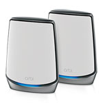NETGEAR Tri-Band RBK852 White Orbi Home WiFi Mesh System - Router & 1 Satellite
