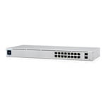 Ubiquiti UniFi US-16-POE Gen2 16-Port PoE+ 1U Layer 2 Managed Switch